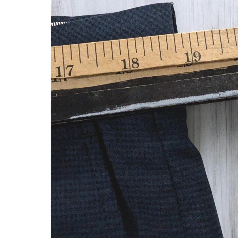 New Walter Hagen Golf Pants 38x32 PLain‎ Flat Front Comfort Stretch Waist Blue